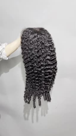 Lemoda Burmese Curly Wig Human Hair 13x6 Full Frotnal HD Transparent Lace Wig 200% Pre Plucked 15A Virgin Hair Wigs for Women