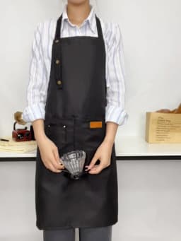Custom Company Shop LOGO Kitchen Aprons For Woman Men Chef Work Grill Restaurant Bar Shop Cafes Beauty Nails Studios Uniform
