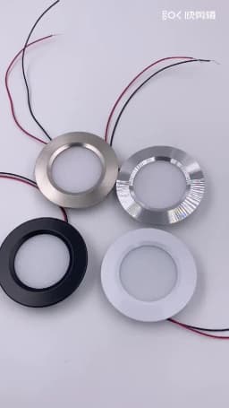 Mini LED Down Light Round Simple Ultra Slim Dimmable Recessed Ceiling 3W Spotlight Cabinet Showcase Boat Indoor Lighting 1Driver