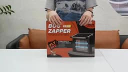 Solar Bug Zapper Outdoor, Cordless Rechargeable Mosquito Killer | IP66 Waterproof Fly Zapper, 4500V Grid, Auto/Manual Mode, Cordless with Projection Light, Cord & Chain for Patio Camping RV