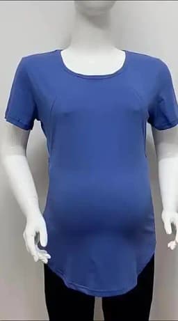 Summer Loose Big Size Maternity Top Short-Sleeved T-Shirt Breastfeeding Friendly Postpartum Nursing Wear for Pregnant Women
