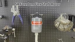 SR Professional Flex Shaft Machine 230W Electric Grinder with 6mm Chuck & Stepless Pedal for Jewelry Stone Wood Carving