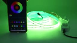 Tuya Wifi RGBIC COB LED Strip Light 24V 12V WS2811 High Brightness 720LEDs/m Bluetooth APP Control Addressable FOB Light Tape
