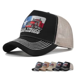 Unisex Baseball Cap Texas Embroidered Trucker Hat Mesh Hat Cap For Men Women Breathable Streetwear Summer Outdoor Trucker Cap