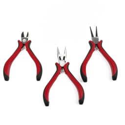 1Pc Black Red Blue Handle Anti-slip Splicing and Fixing Jewelry Pliers Tools & Equipment Kit for DIY Jewelry Accessory Design