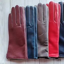 Sheepskin Gloves Women's New Knitted Lining Spring Classic Versatile Multicolor Driving Gloves Leather Autumn