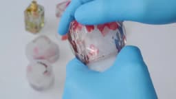Diy Crystal Epoxy Resin Mold Cut Surface Irregular Perfume Bottle Storage Decoration Silicone Mold Container Epoxy Mold