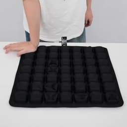 1pc 3D Ergonomic Chair Cushion For Long Sitting, Office Chair Car Seat Cushion, Adjustable Inflatable Cushion