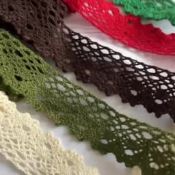 5Yards 1-6cm Crocheted Webbing Cotton Lace Trims for Handmade DIY Sewing Garments Accessories Wedding Deco Gift Floral Packing