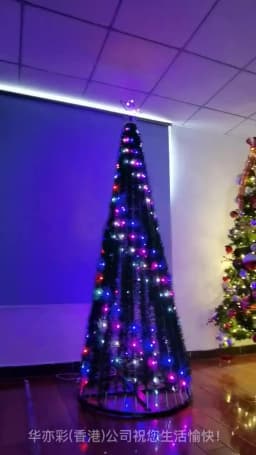 Christmas Decorations 2024 Tree Led Lights String Application DIY Image LED RGB IC Fairy Bluetooth Control