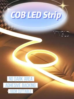 High Bright 220V COB LED Strip Light 110V Switch/Dimmable RA90 Flexible Neon Tape Kitchen Cabinet Lighting Waterproof Garden