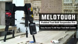 Tool Belt Suspenders Construction Bag Suspenders Padded Work belt Suspenders for Carpenter/Electrician/Roofing/Farmer work
