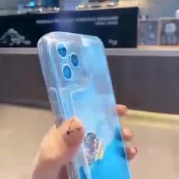 Floating Liquid Quicksand Transparent Soft Case Cover For iPhone 15 Plus 14 12 11 13 Pro MAX Cartoon Pirate Ship Icon Capa Coque