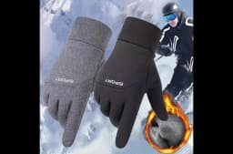 2026 High Quality Winter Men's and Women's Warm Gloves Plush Outdoor Sports Windproof and Cold Proof Bicycle Gloves