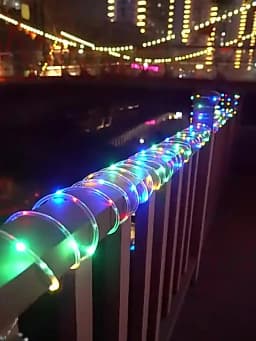 LED Rope Tube String Lights 10M 20M 30M Outdoor 8 Modes Christmas Fairy Lights Garland for DIY Garden Fence Party Wedding Decor