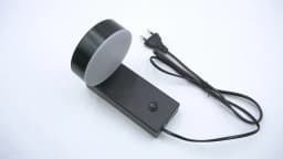Modern plug indoor LED wall light 350 degree rotating 3W aluminum wall light, with switch button, suitable for desk, desk, bedro