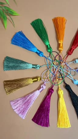 5/10pcs Polyester Silk tassels Handmade Hanging Tassels for crafts for Jewelry Making DIY Home Decor Sewing Curtains Accessories