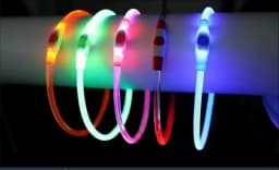 Led Usb Dog Collar Pet Dog Night Luminous Charge Collar Led Night Safety Flashing Glow Dog Loss Prevention Collar Pet Accessorie