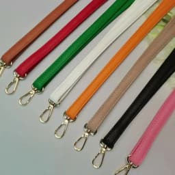 PU Leather Crossbody Bag Strap Adjustable Replacement Shoulder Bag Strap Lychee Pattern Detachable Handbag Belt for Women