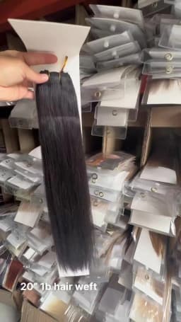 ZZHAIR 100% Human Hair Extensions 16"-26" Machine Made Remy Hair Weft Weaving 100g/Pcs Straight Natural Silk Non-clips