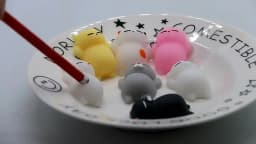Stress Relief Toy Squeeze Toys Soft Mochi Cat Toy Mini Cute Animal Toy Birthday Party Gift Easter Egg Filler Classroom Reward