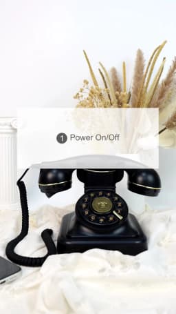 Bluetooth Landline Phone, Retro Bluetooth Home Phone Compatible with Android & iOS, Wireless Cordless Telephone with Speakerphon