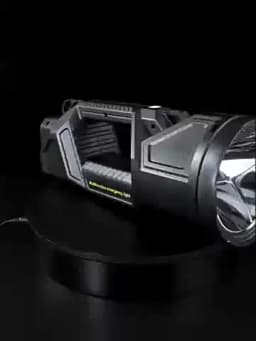 Powerful Spotlight Portable Searchlight Large Capacity Lithium Battery Rechargeable Lamp With Power Bank Function Flashlight