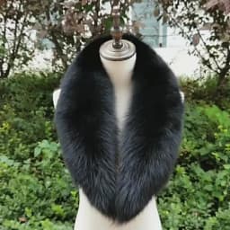 100% Natural Real Fox Fur Collar For Women And Men's Coat Jacket Fur Collar Extra Large Size Neck Warmer Fur Scarf Shawls