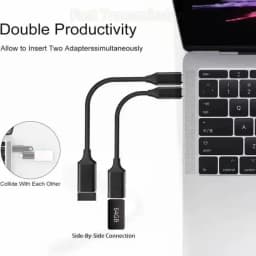 USB C OTG Adapter, Type C Male to USB3.0 Female Converter USB to Type C Adapter with Functionality for Smartphones and Tablets