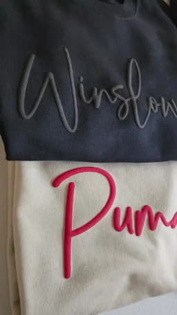 Puff Print Custom Team Name Sweatshirt Scool Mascot Sweatshirt Shirt Gift for MomChristmas Vakentine Gift Idea Personlised Puff