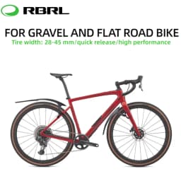 RBRL Bicycle Mudguard Gravel Wings 700c Universal Mudguard Bicycle 28 Inch Adjustable and Easy to Install Mudguard for Road Bike