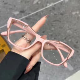 New Fashion Cat Eye Reading Glasses Women Anti-blue Light Eyeglasses Blocking Blue Light Readers Double Color Frame Eyewear