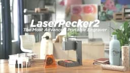 LaserPecker Laser Engraver Portable Easy to Use Fast Engraving Speed Multi Material Laser Engraving Machine With 2k 5W LP2 Pro