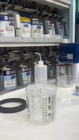 10/25/50Pcs Spray Gun Paint Mixing Cup H/O Quick Cup Spray Gun Tank 20.3oz/600ML Disposable Paint Cup