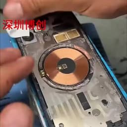 10Pcs Wireless Charging Magnet Module For iPhone 17 Pro Air 12 13 Mini 14 15 Plus 16 Pro Max Back Housing Magnetic Metal Ring