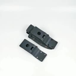 2PCS Belt Loops Clip For DIY Knife Kydex Sheath Holster with Screws Spare Parts 360 Degree Rotation Swivel