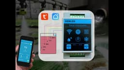 KONLEN Tuya Water Level Sensor WIFI Smart Home Leakage Flood Alarm Controller Meter Pool Vape Tank Flow Detector Leak Protection