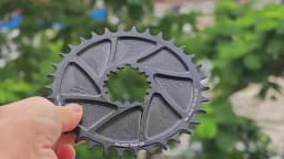 GOLDIX 3-Bolt MTB/Road Bike Chainring Wide and Narrow Teeth AERO Chainring CNC Hollow Cutting Machining for SRAM 3 Bolt Crankset