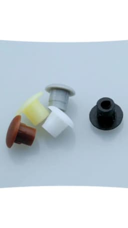 200PCS Plastic Hole Plug Furniture Beautification Rubber Cap Plug Accessories Screw Hole Decorative Cover 5mm Hole Plug