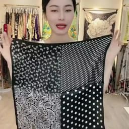 100% Mulberry Silk Small Square Scarf 53cm Real Silk Neck Scarf Women Hairband Fashion Hair Tie Bandana Bag Ribbon Foulard 2026