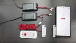 Tuya Wifi 433MHz Rolling Code Garage Door Opener AC DC 7-32V 85-250V Sliding Door Access Controller for Alexa Google Home