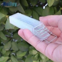 5 Pieces Reusable Double Concave Blank Glass Slides For Biological Microscope Laboratorial Consumables For Liquid Specimen