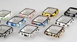 Glass+Cover+Strap for Apple Watch Case 44mm 40mm 41mm 45mm 42mm 38mm sport Silicone bracelet iwatch series 9 8 7 6 5 4 3 SE Band
