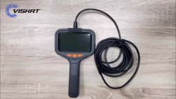 4.3'' Industrial Endoscope Camera 1080P HD 50m Rigid Cable Hand-held Waterproof Borescope Camera Split Design Check Car Sewer