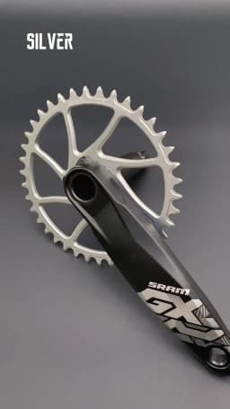 Round Oval 0mm Offset For SRAM Gx XX1 Eagle GXP PASS QUEST Crankset Round MTB Narrow Wide Chainring 28T 30T 32T 34T 36T 38T