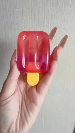 Fidget Squishy Toys Popsicle Squeeze Funny Gradient Color Super Soft Stress Relief TPR Material Safe Party Adults Creative Gifts