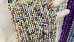 2 3 4MM Faceted Cubic Zirconia Rhinestone Multicolor Zircon Rondelle Spacer Loose Beads For Jewelry Making DIY Bracelet Necklace