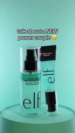 75ml ELF Power Grip Primer Jumbo Texture Refreshing Easy Absorb Moisturize Facial Firming Purifying Hydrating Smoothing Skin