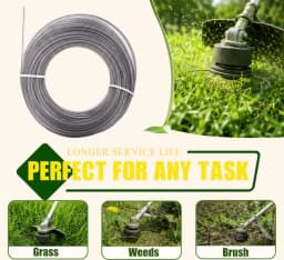CMCP 2-4mm*15m Brushcutter Trimmer Rope Pentagram Nylon Mowing Trimmer Line Brush Cutter Wires Rope Accessories