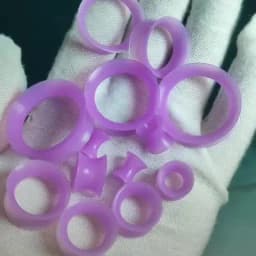 1Pair Thin Style Silicone Flexible Double Flared Flesh Ear Tunnel Plugs Gauge Expander Stretchers Piercing Jewelry 3-25mm